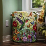 Quilted laundry basket - Hummingbird — view 1