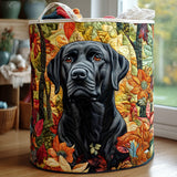 Quilted laundry basket - Labrador — view 1