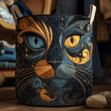 Quilted laundry basket - Cats — view 1