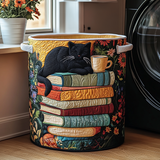 Quilted laundry basket - Cats — view 1