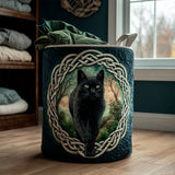 Quilted laundry basket - Cats — view 1