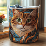 Quilted laundry basket - Cats — view 1