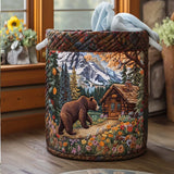 Quilted laundry basket - Bear — view 1