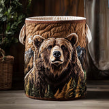 Quilted laundry basket - Bear — view 1