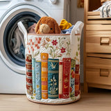 Quilted laundry basket - Bees and flowers — view 1