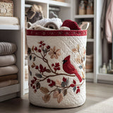 Quilted laundry basket - Autumn leaves — view 1