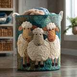Quilted laundry basket - Fluffy animal — view 1