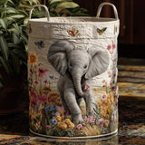 Quilted laundry basket - Safari pattern — view 1