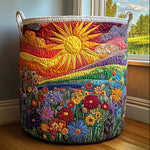 Quilted laundry basket - Sunshine — view 1
