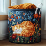 Quilted laundry basket - Sunny calm — view 1
