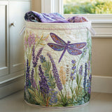 Quilted laundry basket - Dragonflies — view 1