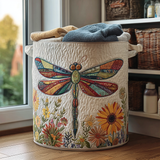 Quilted laundry basket - Dragonflies — view 1