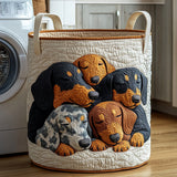 Quilted laundry basket - Dachshund — view 1