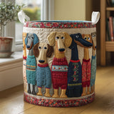 Quilted laundry basket - Dachshund — view 1
