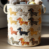 Quilted laundry basket - Dachshund — view 1
