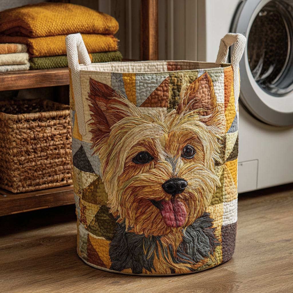 Quilted laundry basket - Yorkshire — view 1