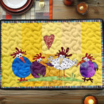 Quilted coaster - Hen — view 4