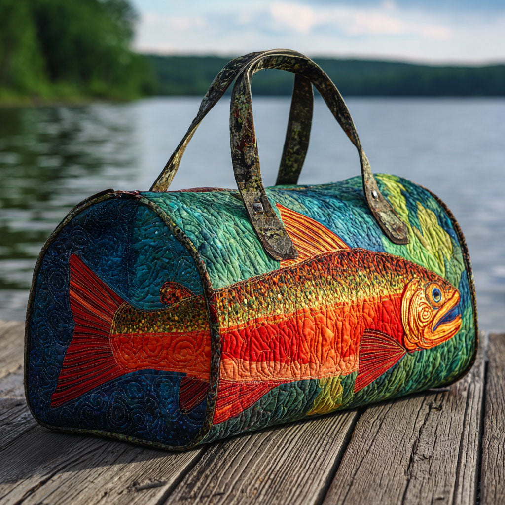 Quilted Travel Bag - Golden Trout — view 1