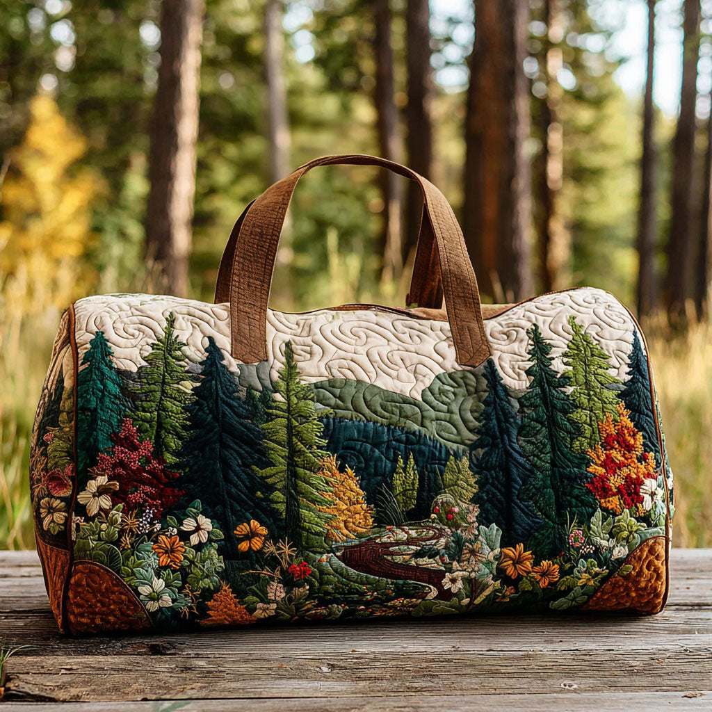 Quilted travel bag - Guardian of the forest — view 1