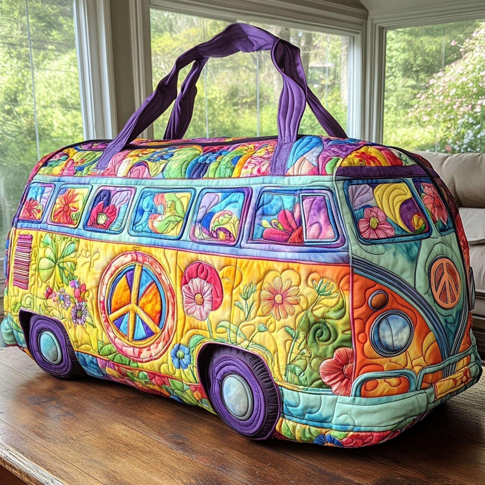 Quilted travel bag - Boho chic — view 1