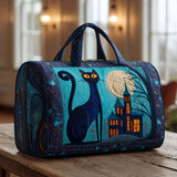 Quilted Travel Bag - Night Cats — view 1
