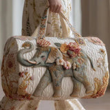 Quilted travel bag - Elephant — view 1