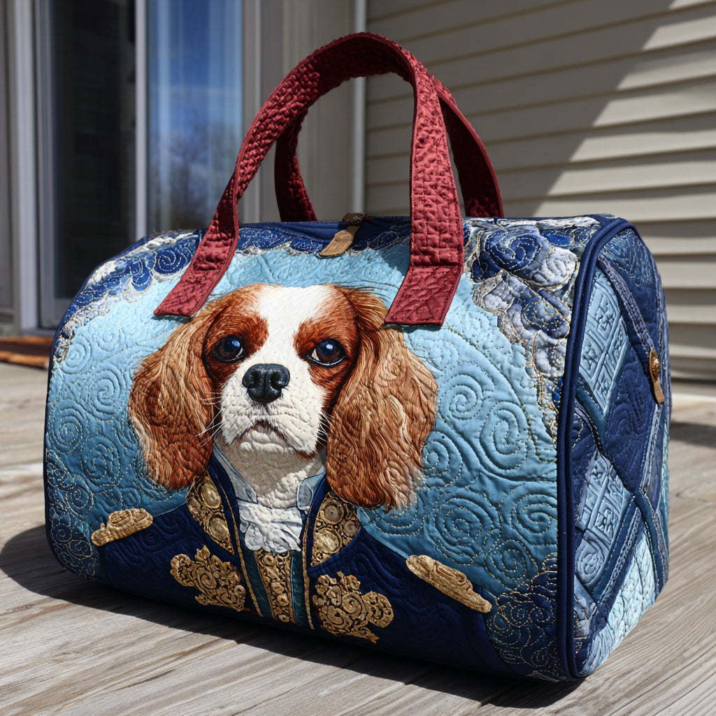 Quilted travel bag - Elegant spaniel — view 1