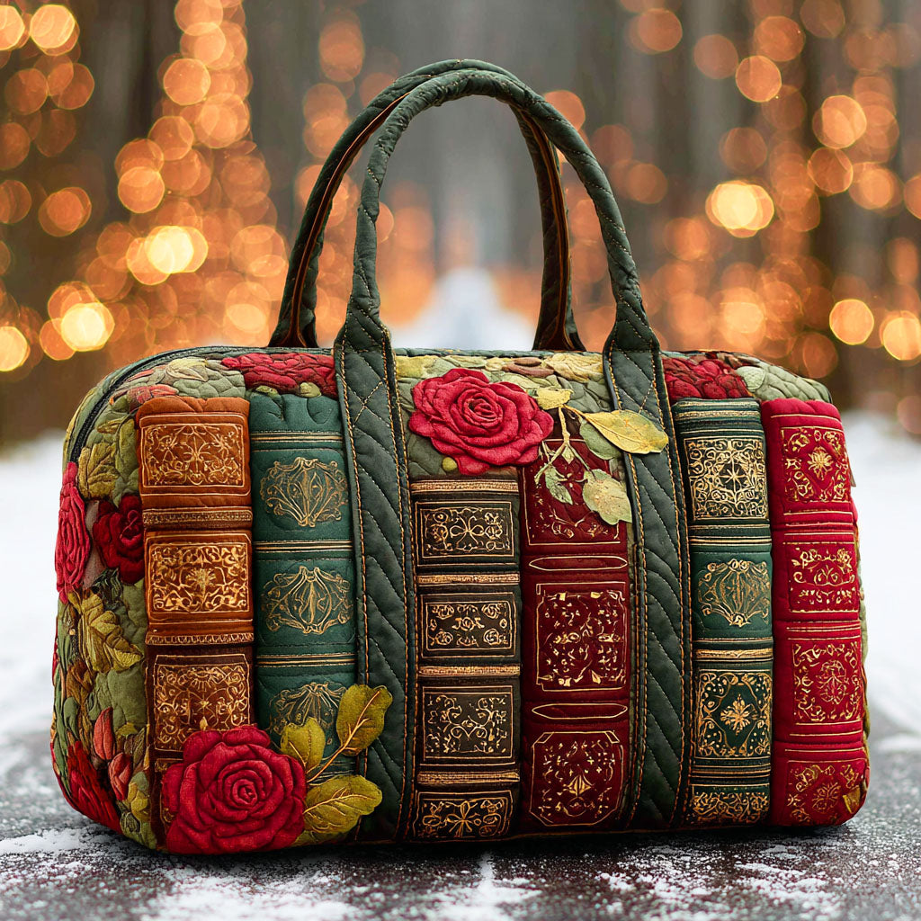 Quilted Travel Bag - Enchanted Books — view 1