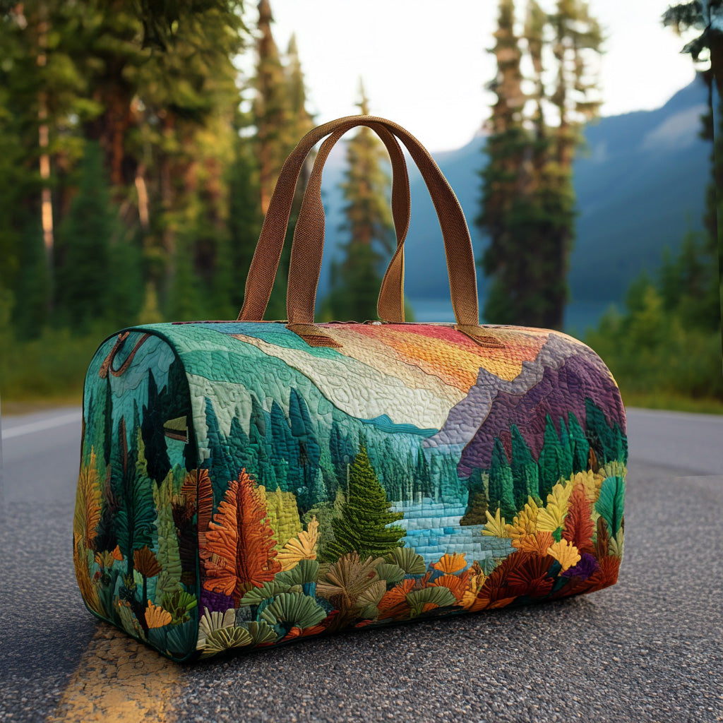 Quilted travel bag - Shining forest — view 1