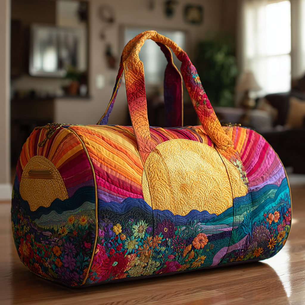 Quilted travel bag - Shining Path — view 1