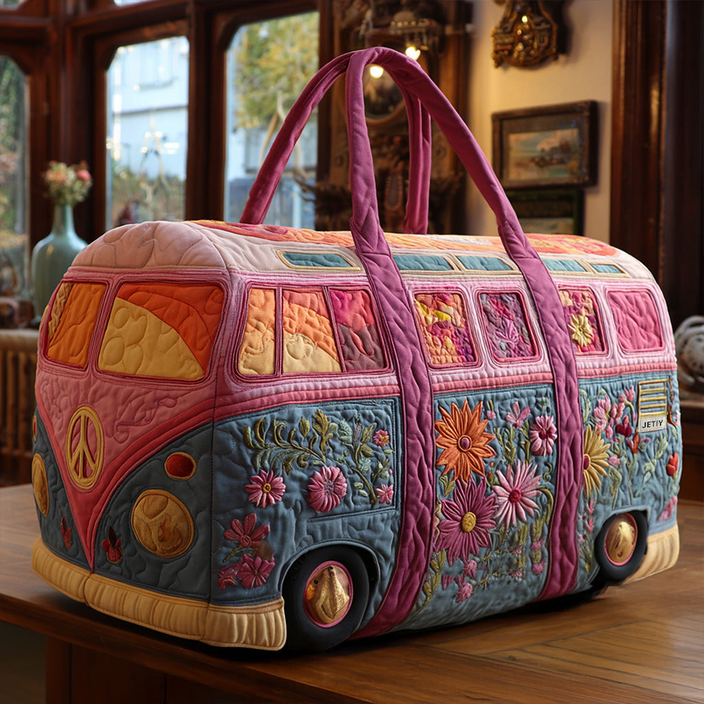 Quilted travel bag - Hippie bus — view 1