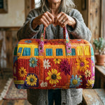 Quilted travel bag - Hippie bus — view 2