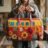 Quilted travel bag - Hippie bus — view 2