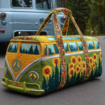Quilted travel bag - Hippie sunflower — view 1
