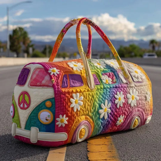 Quilted travel bag - Hippie trip — view 1