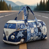 Quilted travel bag - Indigo — view 1