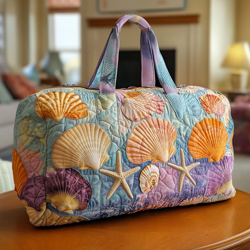 Quilted travel bag - Shells — view 1