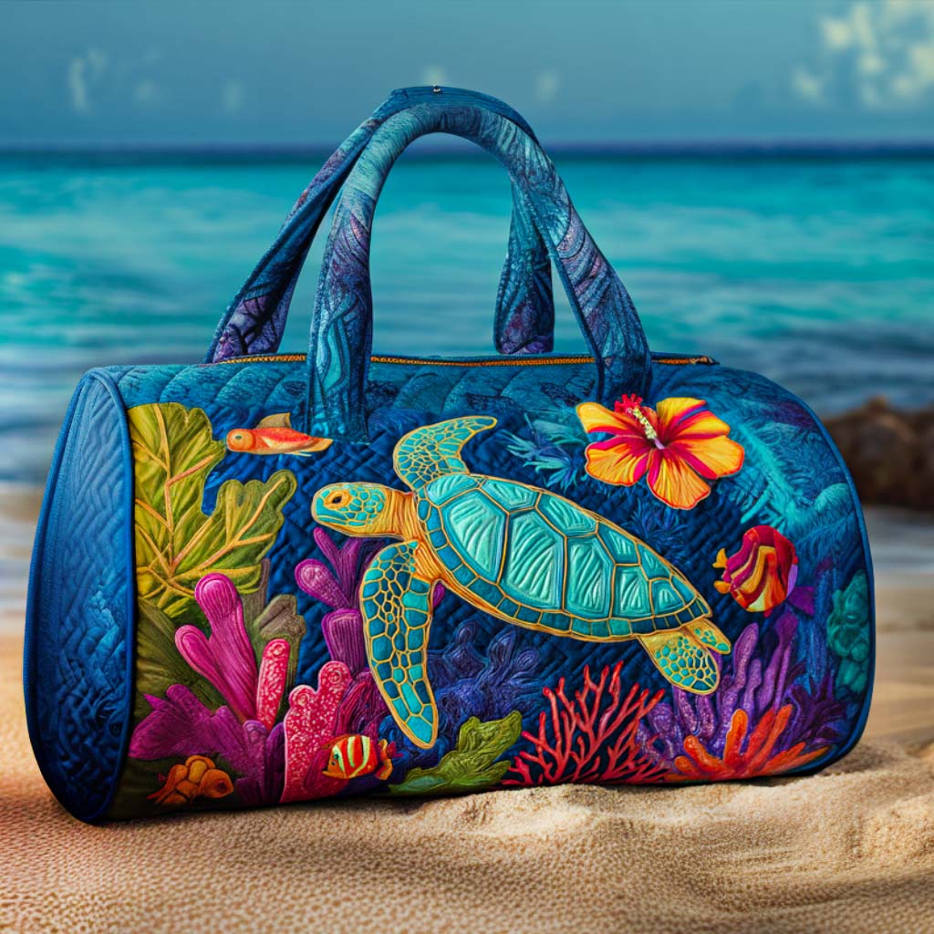 Quilted travel bag - Coral Paradise — view 1