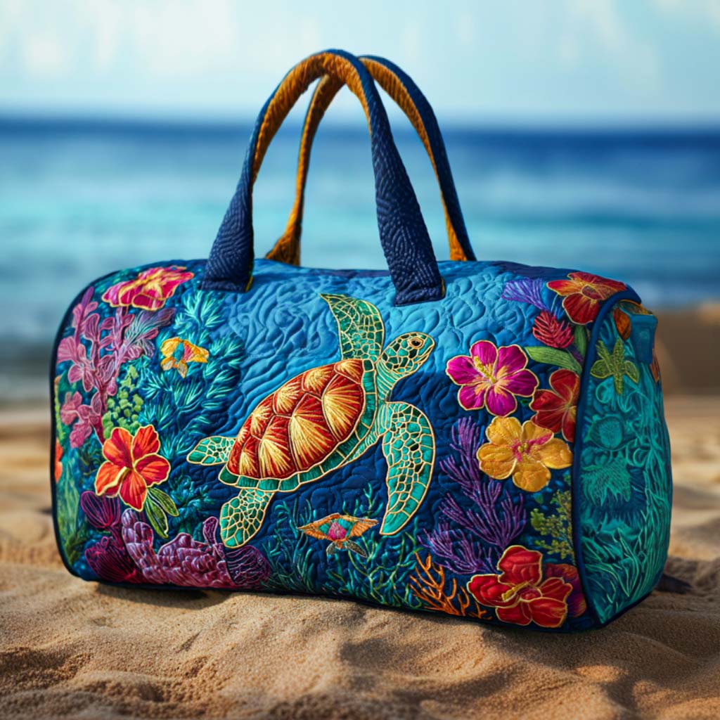 Quilted travel bag - Coral Reef — view 1