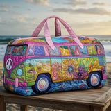 Quilted travel bag - Open road — view 1