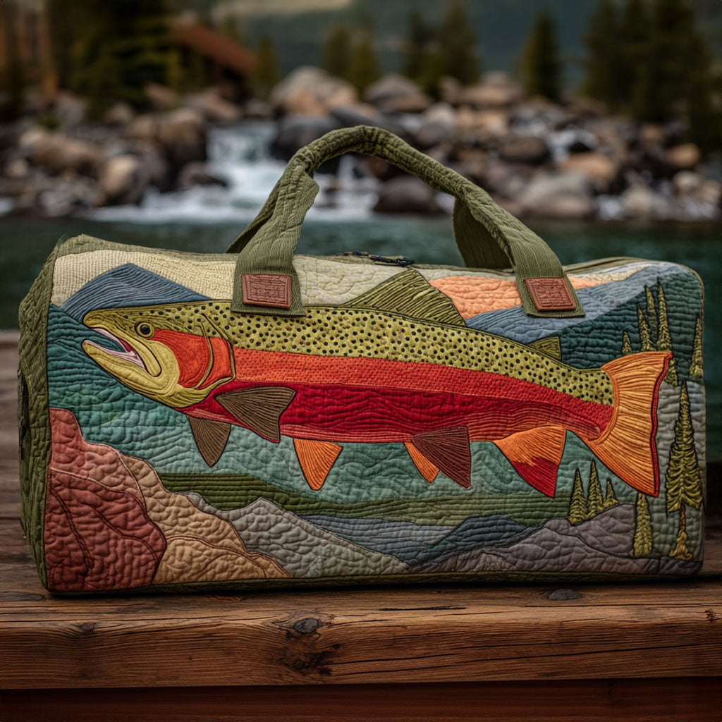 Quilted Travel Bag - Brook Trout — view 1