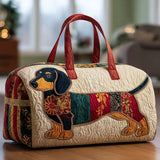 Quilted travel bag - Patchwork dog — view 1