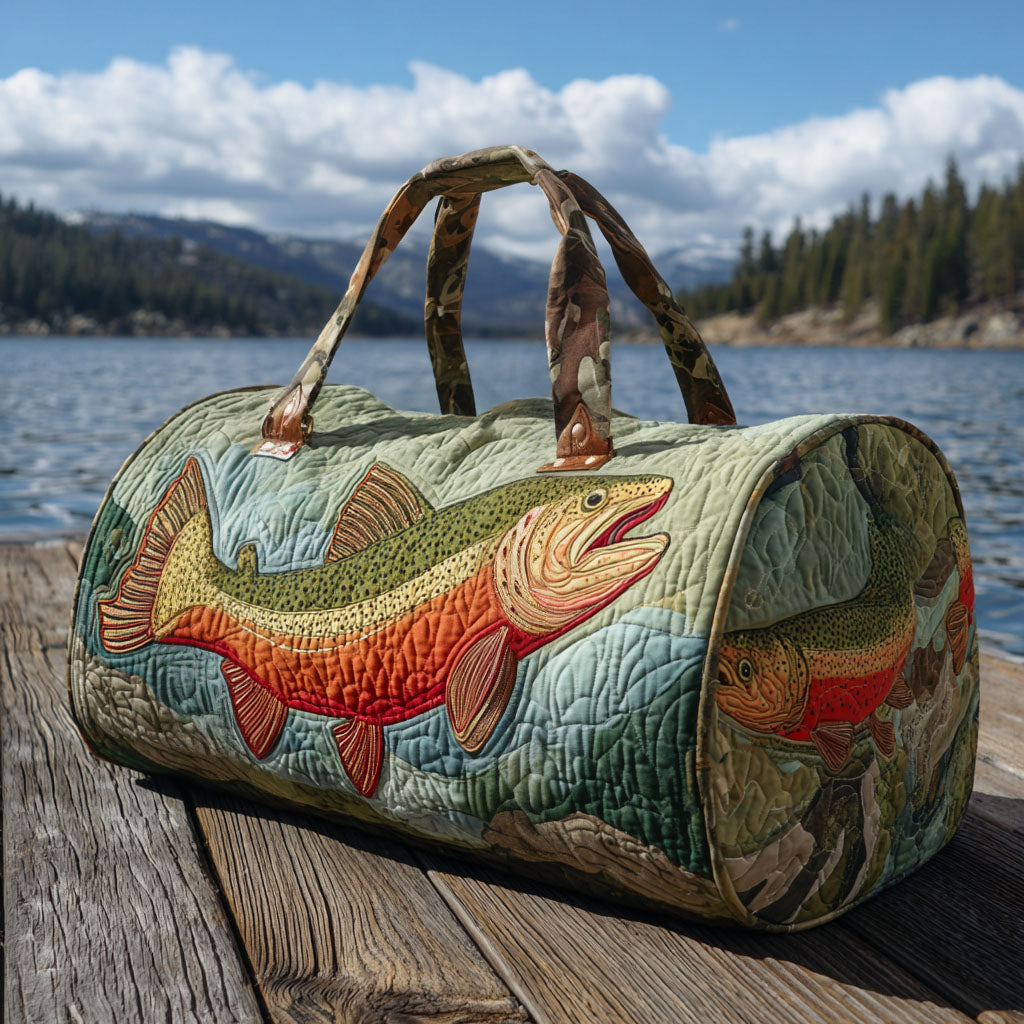 Quilted travel bag - Trout — view 1