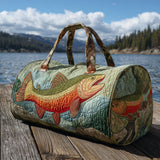 Quilted travel bag - Trout — view 1