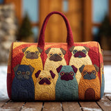 Quilted travel bag - Puffy pug — view 1