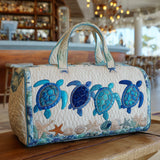 Quilted Travel Bag - Sea Turtle — view 1