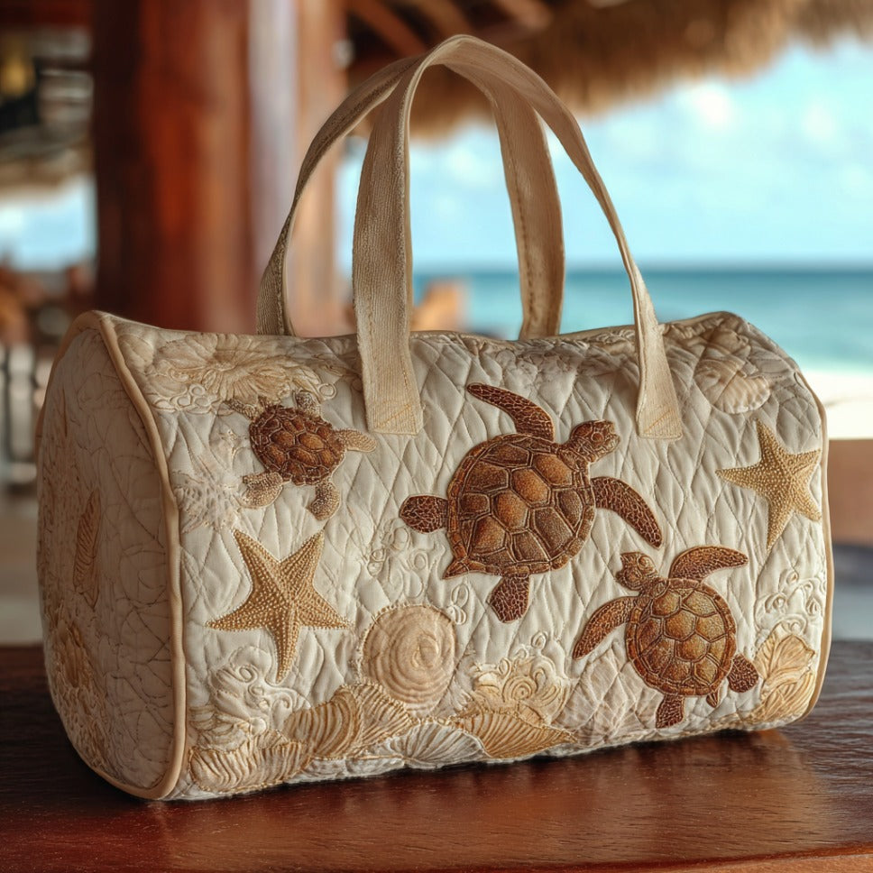 Quilted travel bag - Sea turtle IV — view 1