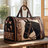 Quilted travel bag - Wild West horse — view 1