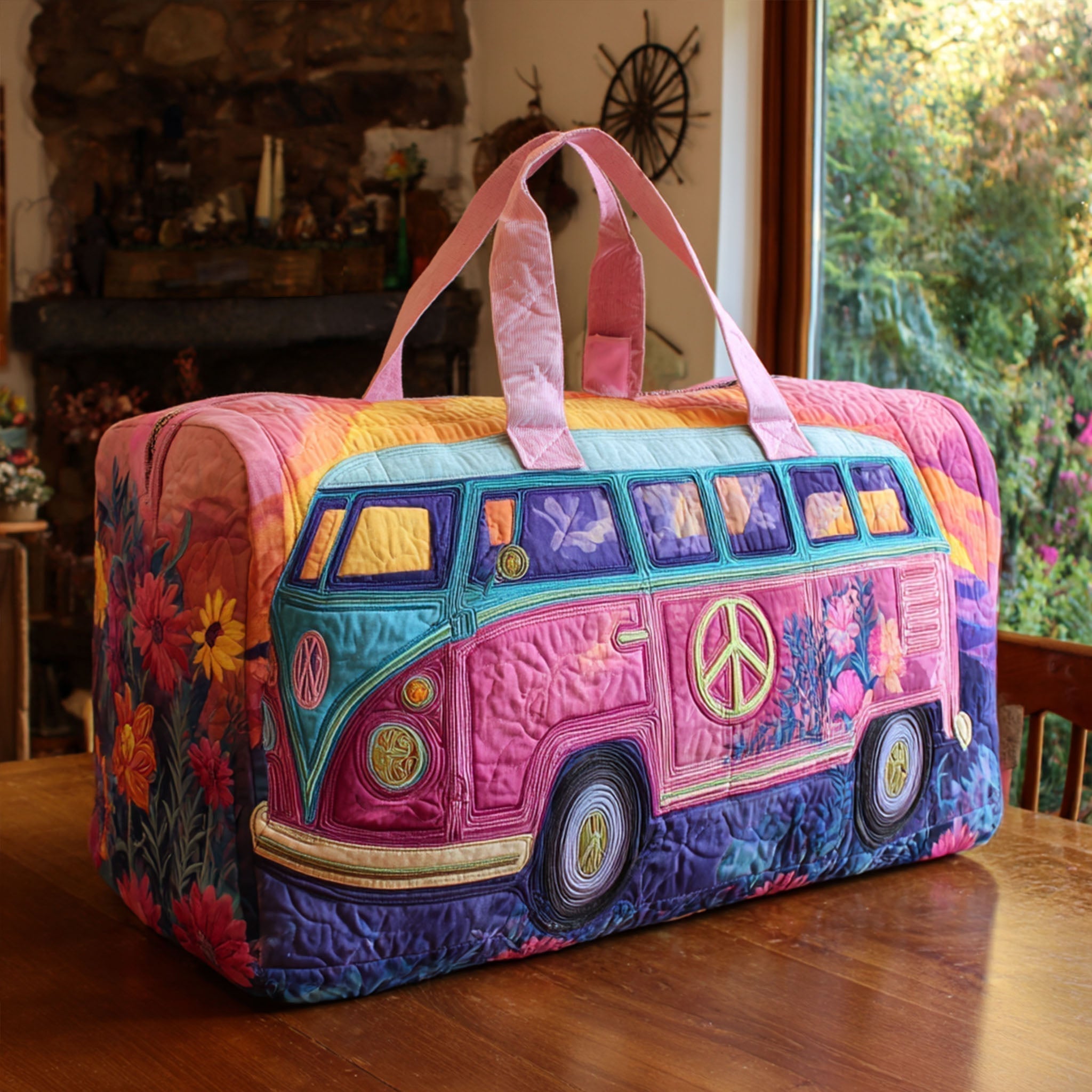 Quilted travel bag - Wild West horse II — view 1