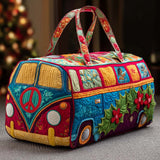 Quilted travel bag - Cheerful hippie bus — view 1